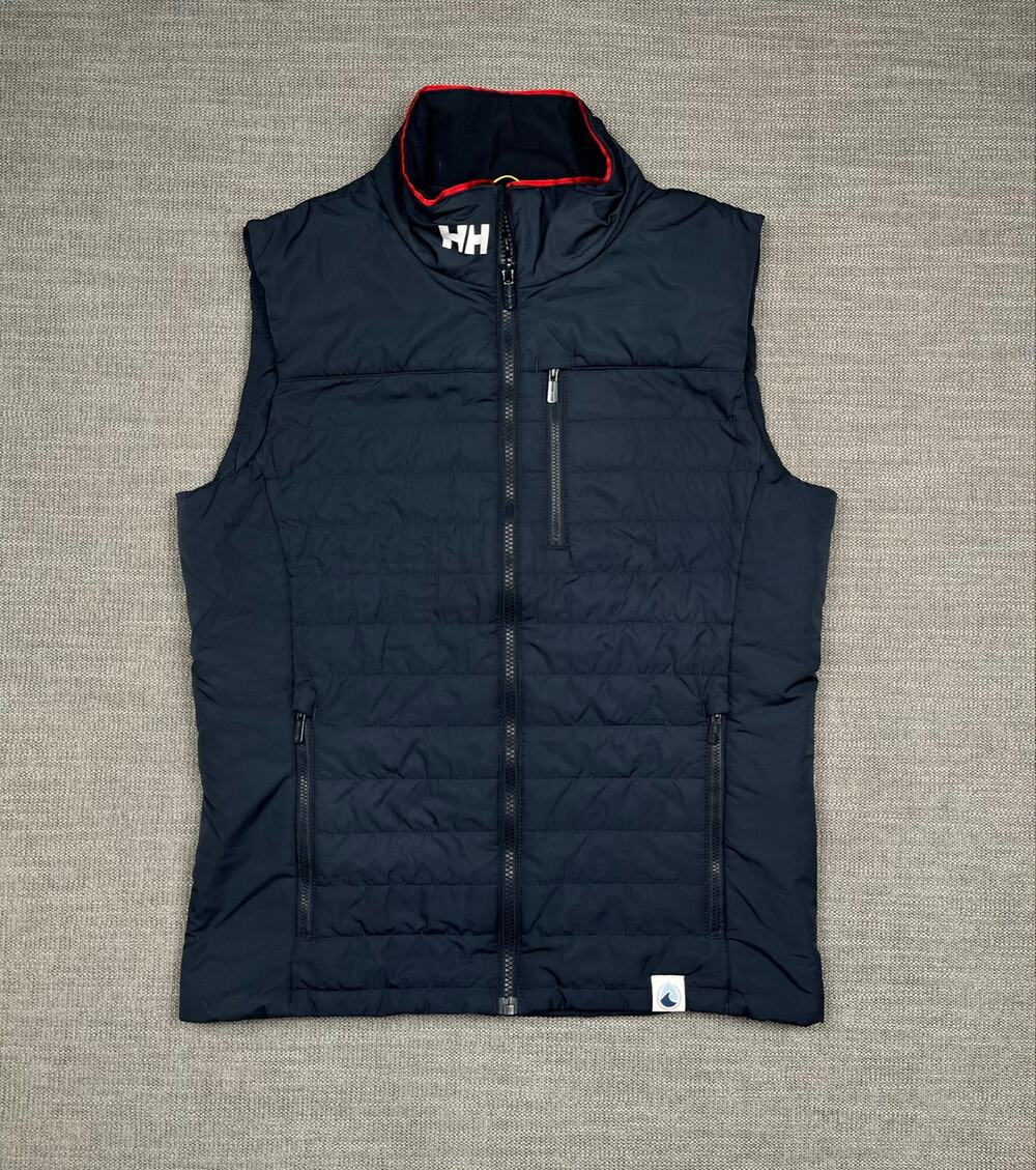 Helly Hansen Crew Insulator Vest Mens Small Blue PrimaLoft Performance